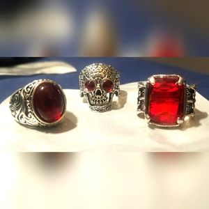 *SOLD on M!* Jeweled 3 Ring Set!  Sizes 9, 10 & 11.  Brand New!